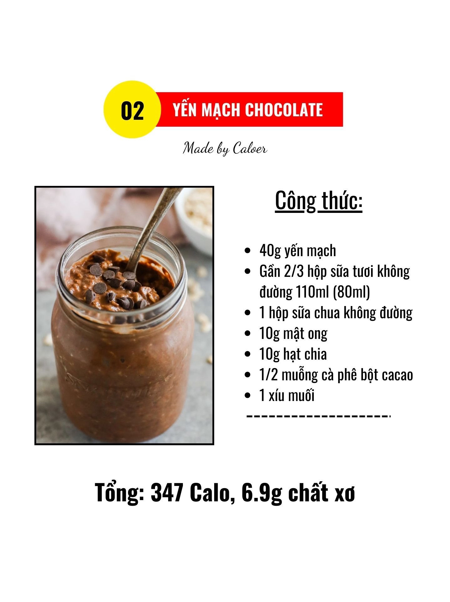 Tổng hợp 5 công thức yến mạch ngon: Sữa tươi, Chocolate, Kem dâu tây, Dứa sữa dừa và Chuối quế
