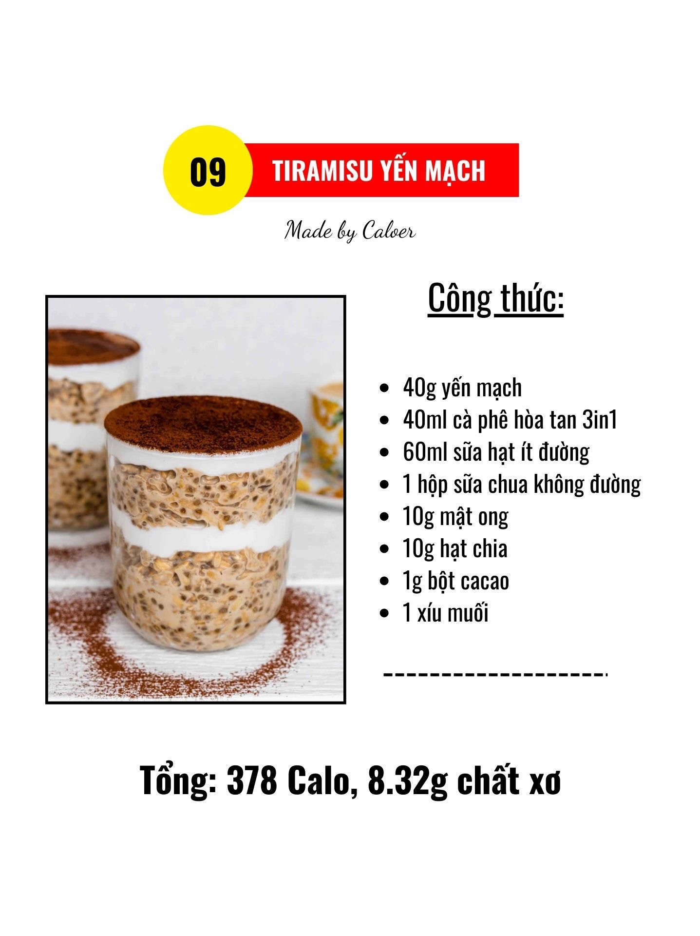 Tổng hợp 5 công thức yến mạch ngon: Sữa tươi, Chocolate, Kem dâu tây, Dứa sữa dừa và Chuối quế