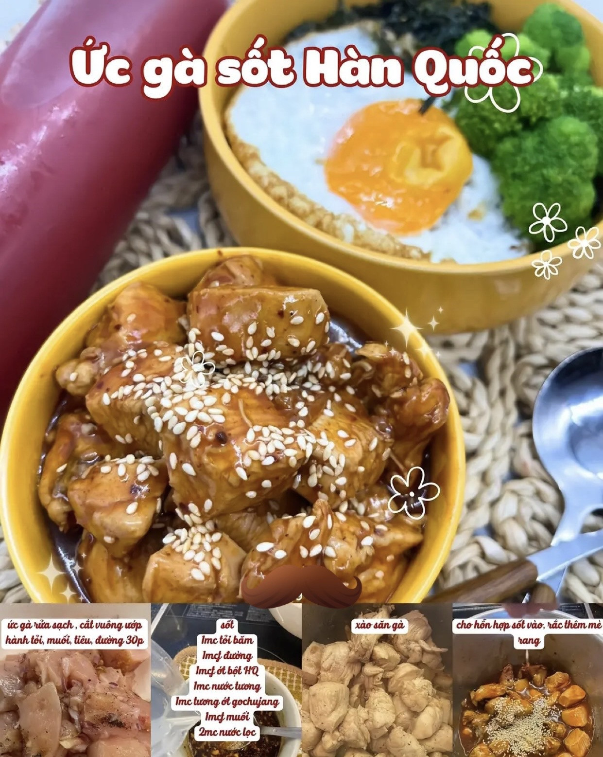 Tổng hợp 8 món ngon ức gà: áp chảo, nướng BBQ, sốt Hàn Quốc, xé lá chanh