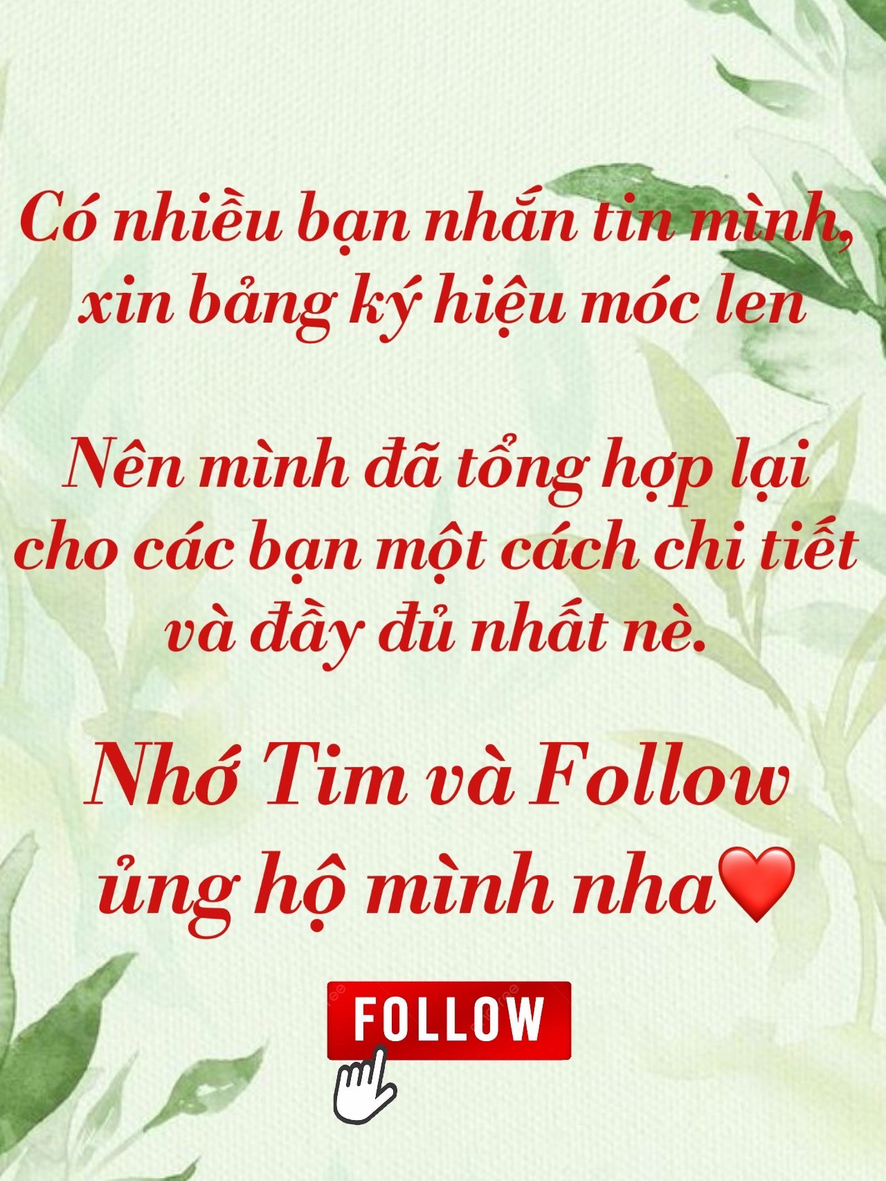 Tổng hợp bảng ký hiệu chữ và hình móc len cơ bản cho người mới bắt đầu