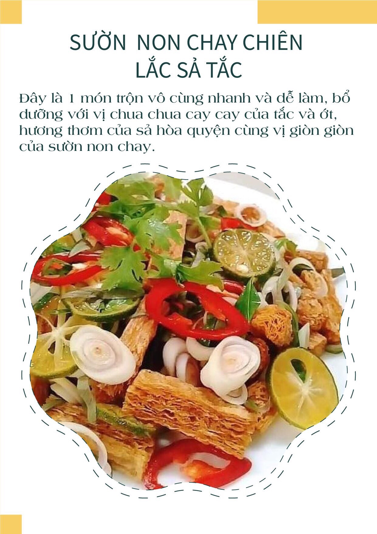 Tổng hợp các cách làm món ngon từ sườn non chay: Sườn chiên lắc sả tắc, Bánh mì sườn nướng chay và Bì cuốn