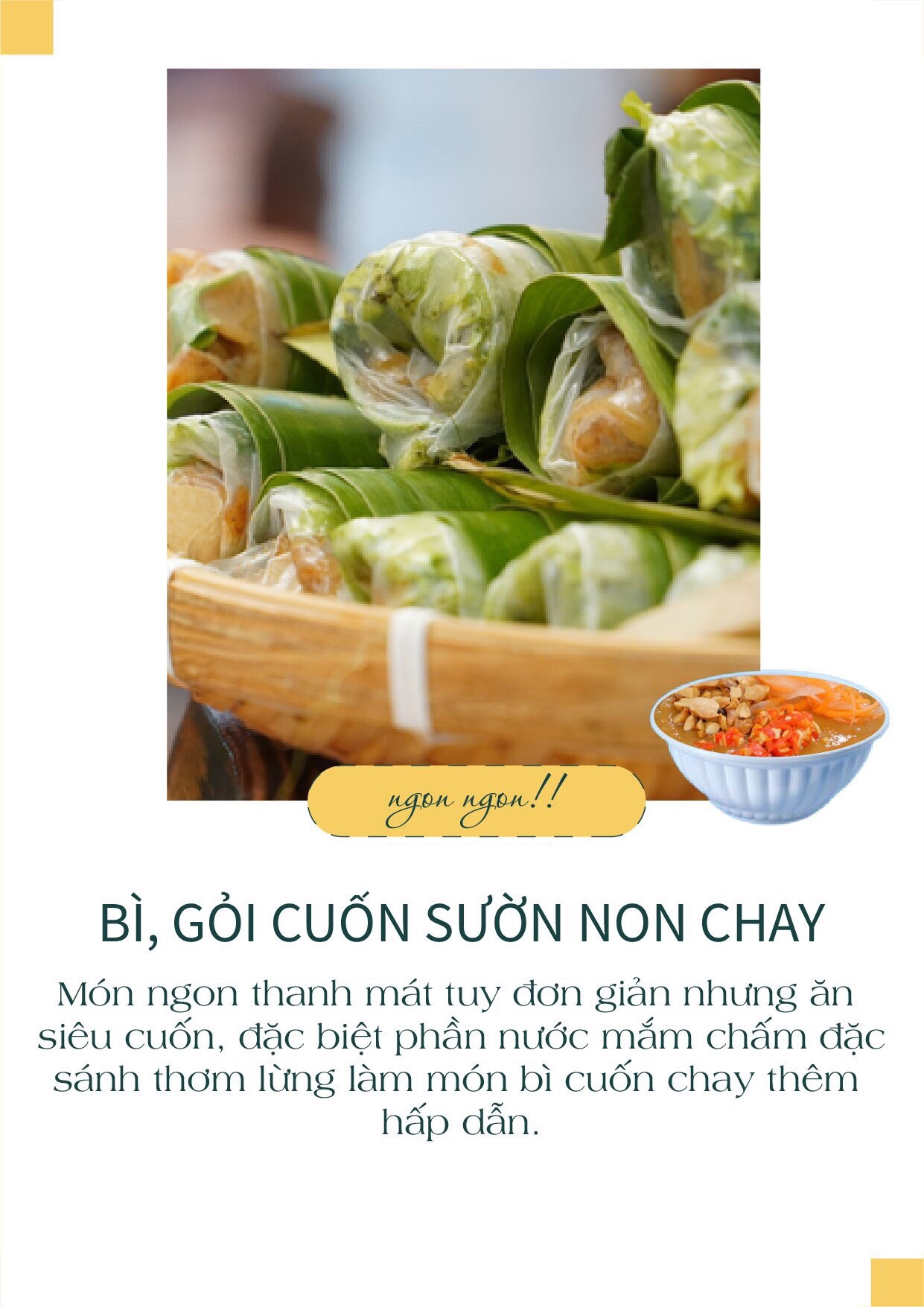 Tổng hợp các cách làm món ngon từ sườn non chay: Sườn chiên lắc sả tắc, Bánh mì sườn nướng chay và Bì cuốn