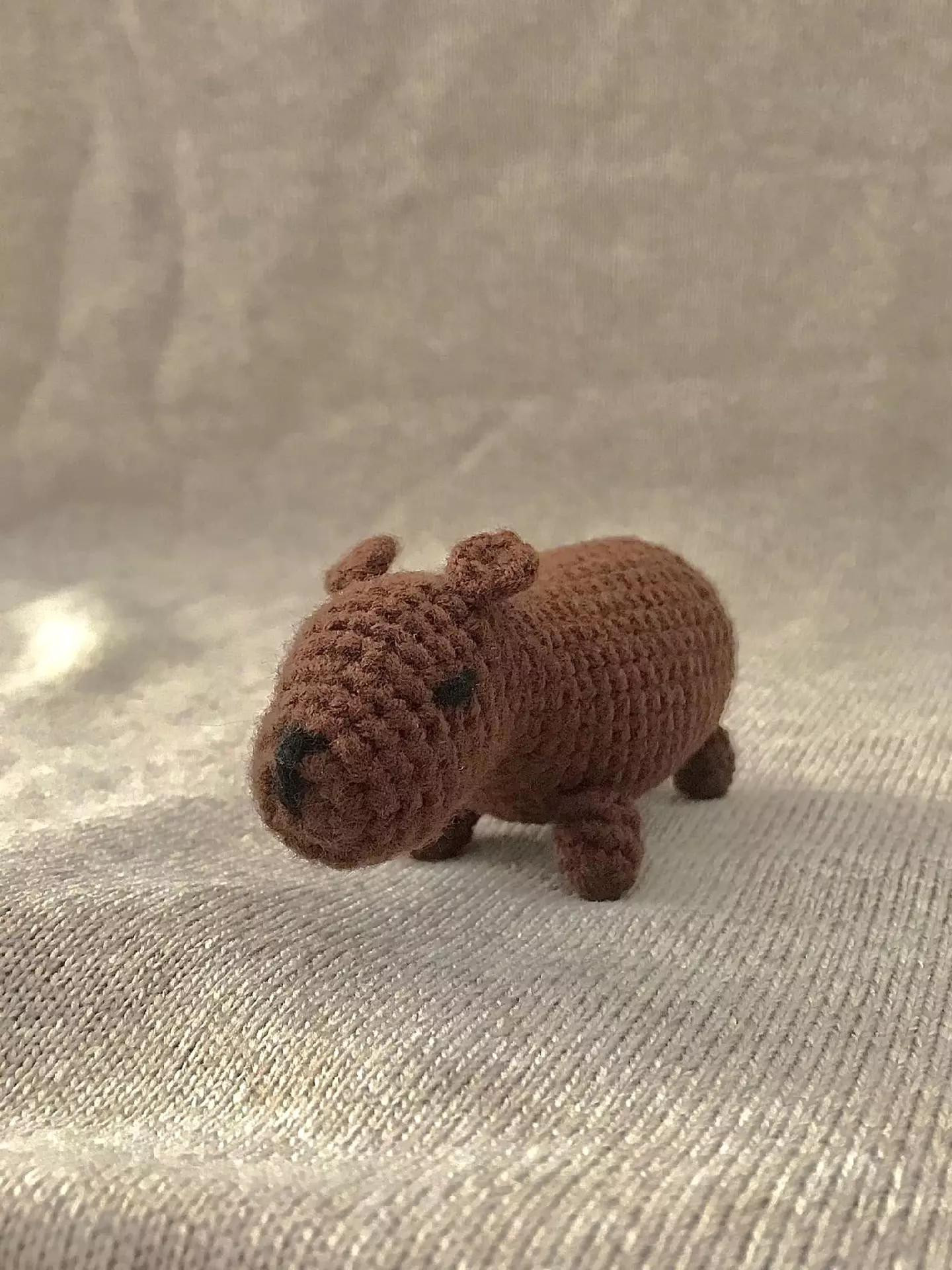 Tổng hợp các mẫu chart móc len Capybara: Công an, Bánh quy và Sấu Tầm