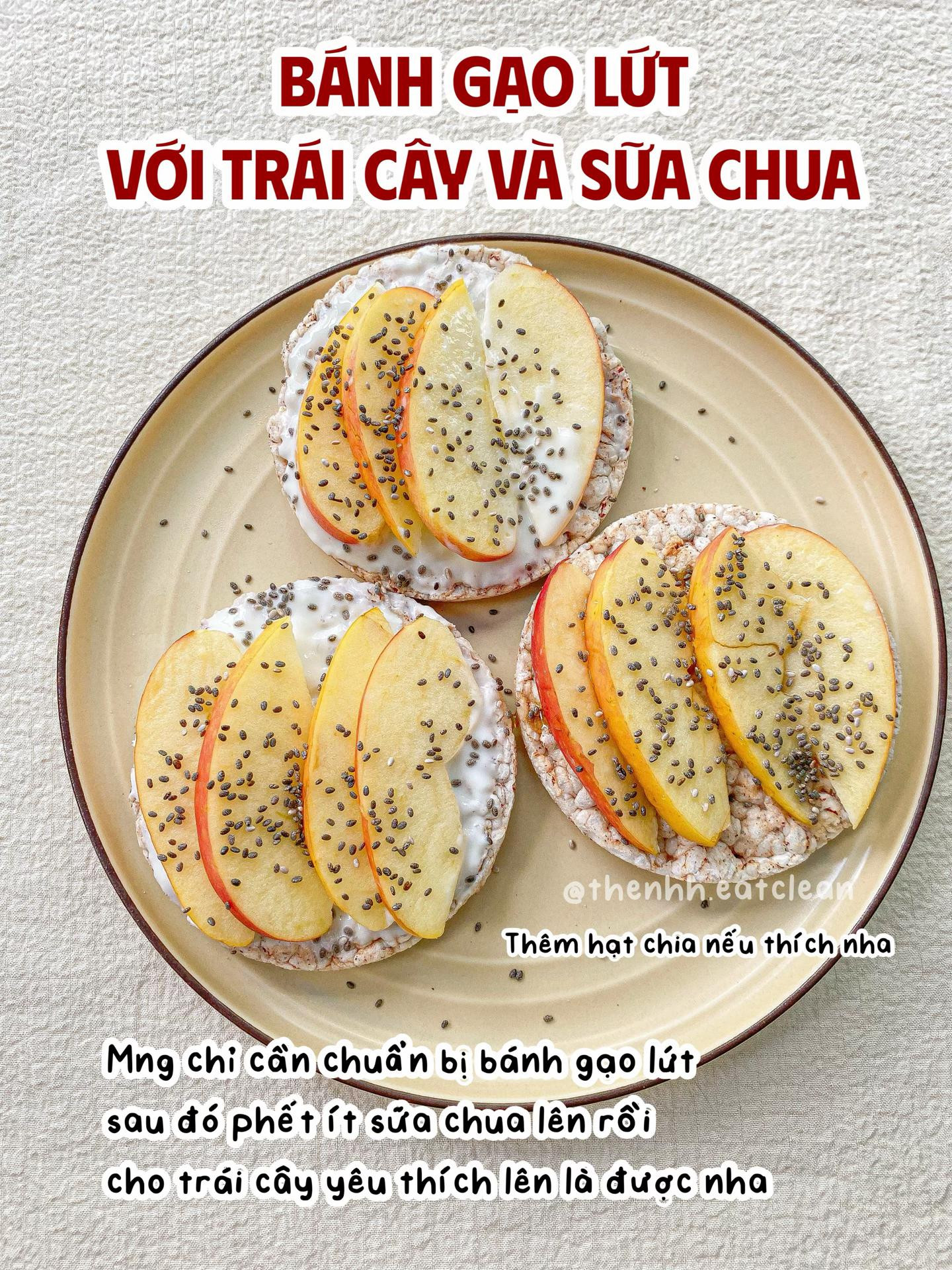 Tổng hợp các món ăn sáng healthy tiết kiệm thời gian: Bánh gạo lứt, yến mạch ngâm, bánh mì trứng và Tiramisu yến mạch