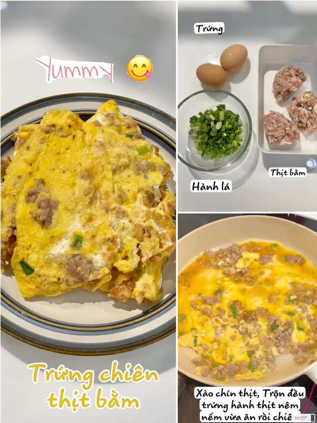 Tổng hợp các món ngon từ trứng gà: Trứng ngâm tương, trứng chiên thịt băm và trứng đậu hũ sốt cà chua