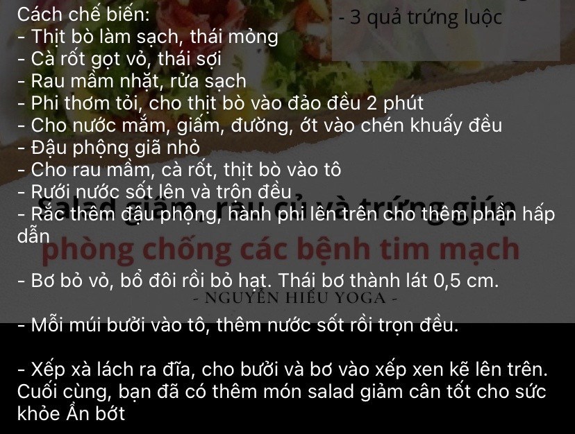 Tổng hợp cách làm các món salad ngon và tốt cho sức khỏe, tim mạch