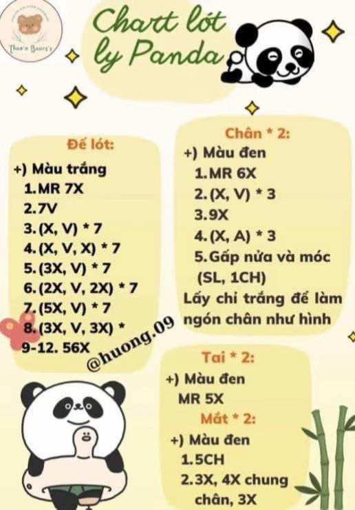 Tổng hợp chart lót ly móc len dễ thương: Capybara, Vịt và Mèo