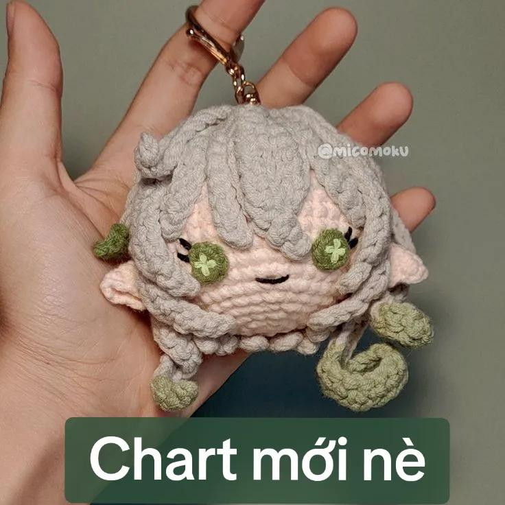 Tổng hợp chart móc búp bê đầu tròn dễ thương