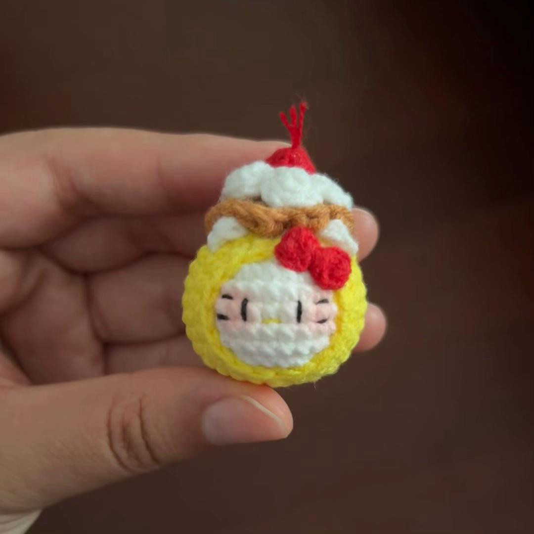 Tổng hợp chart móc Hello Kitty: bông hoa, chuối và các mẫu phụ kiện dễ thương