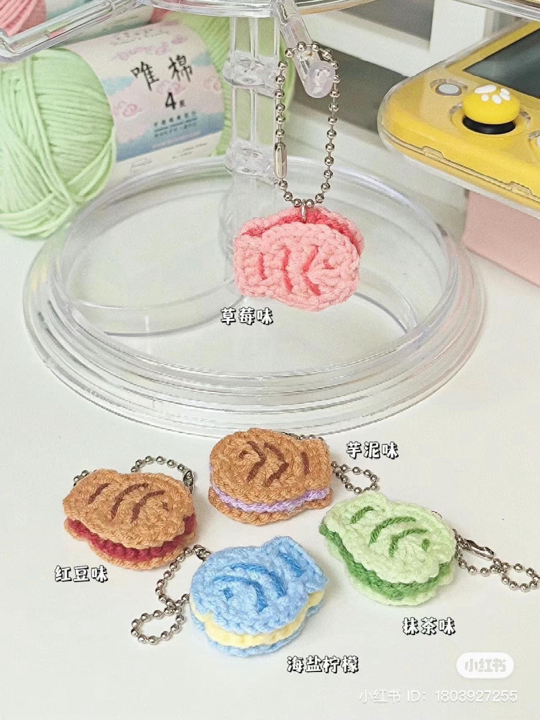 Tổng hợp chart móc len bánh gấu, cá taiyaki và capybara dễ thương