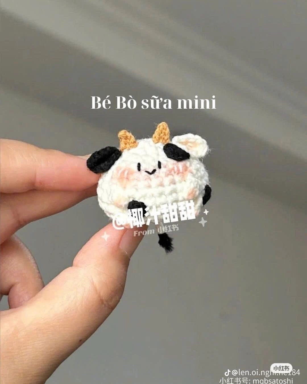 Tổng hợp chart móc len bé Mèo xiêm, Thỏ hồng và Cừu trắng mini