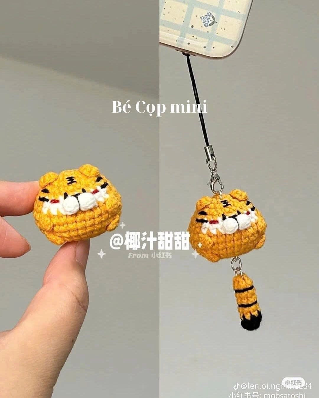 Tổng hợp chart móc len bé Mèo xiêm, Thỏ hồng và Cừu trắng mini