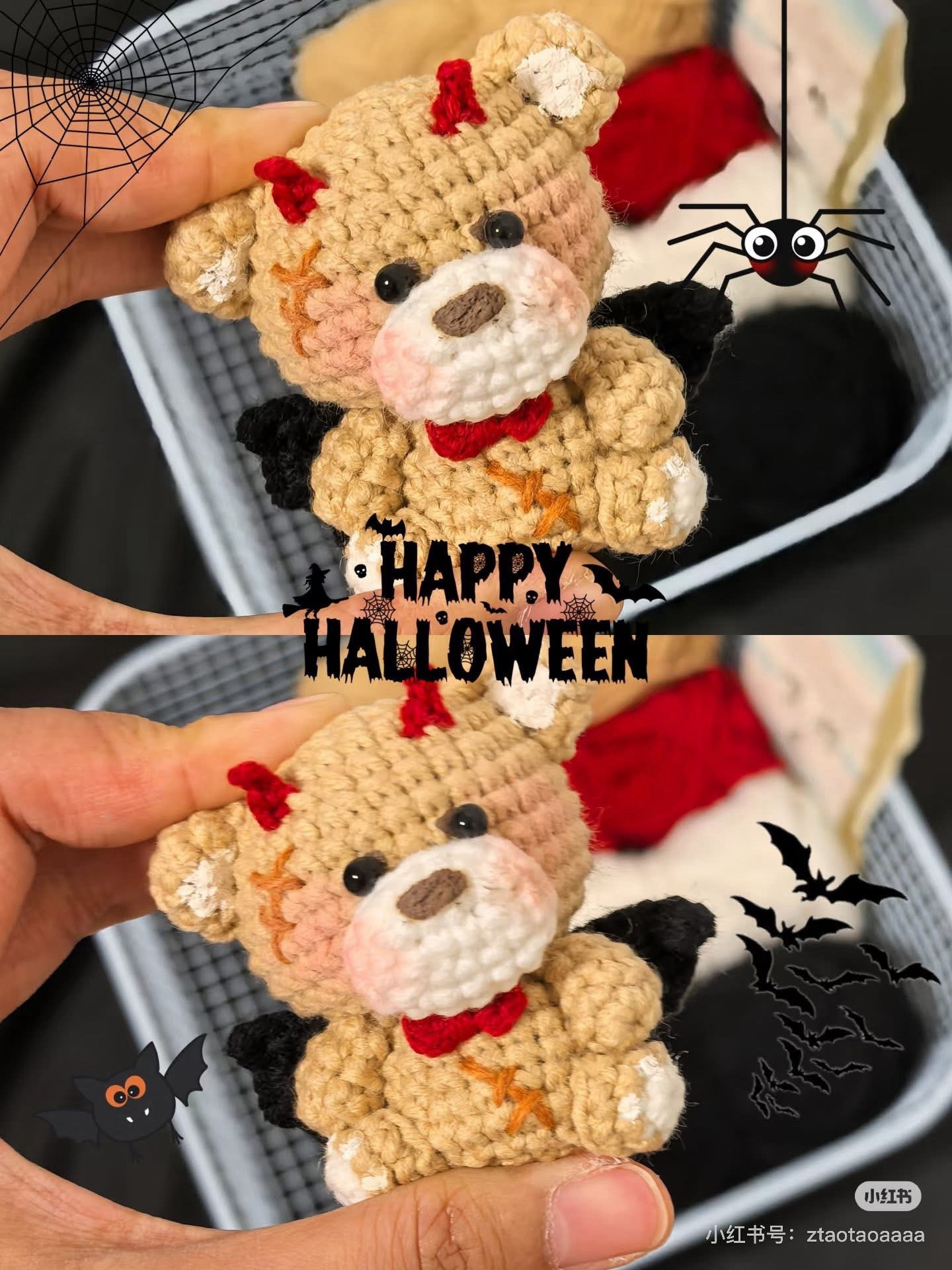 Tổng hợp chart móc len búp bê Halloween dễ thương