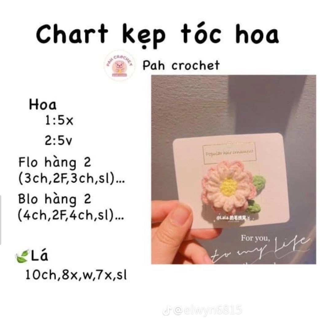 Tổng hợp chart móc len búp bê hoa, thỏ và mặt hổ dễ thương