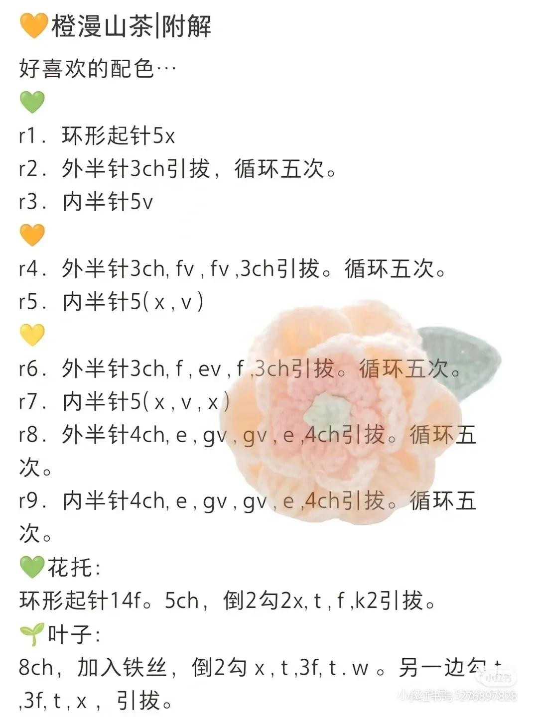 Tổng hợp chart móc len các loại hoa đẹp
