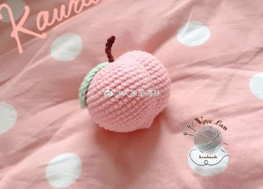 Tổng hợp chart móc len các loại quả dễ thương: Chuối, Lê, Chanh, Táo