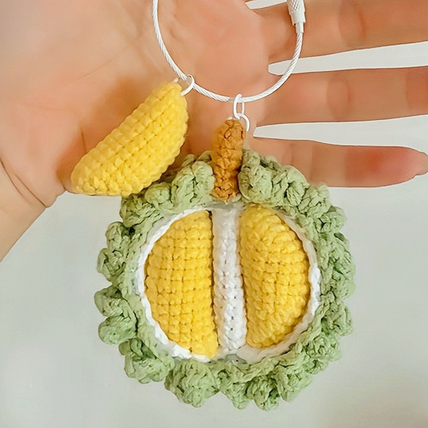 Tổng hợp chart móc len các loại quả dễ thương: Chuối, Lê, Chanh, Táo