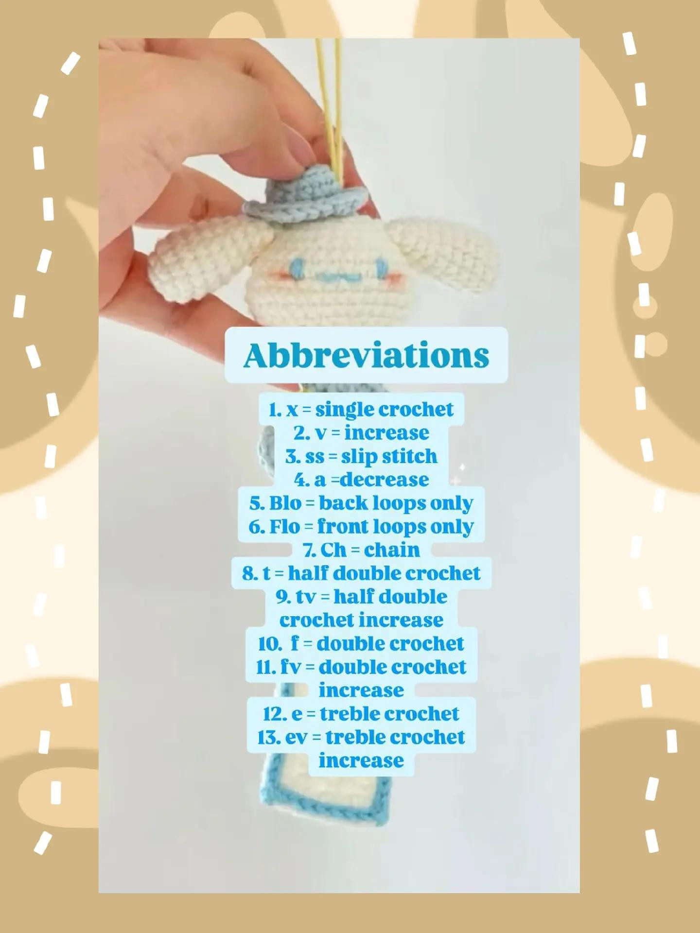 Tổng hợp chart móc len Capybara và Hoa mặt cười dễ thương