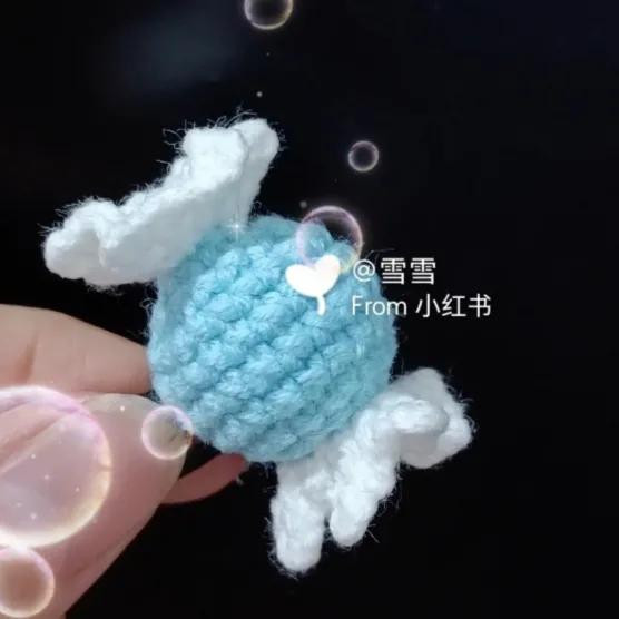 Tổng hợp chart móc len cây kem mini và kẹp tóc hình thú dễ thương