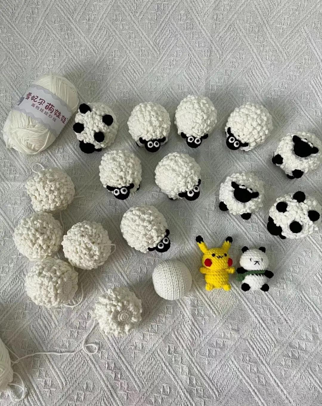 Tổng hợp Chart Móc Len Cute: Túi Sứa và Gấu Teddy Nhiều Màu Sắc