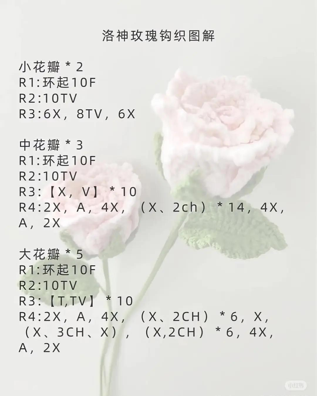 Tổng hợp chart móc len hoa: Hồng, Lan, Hướng dương