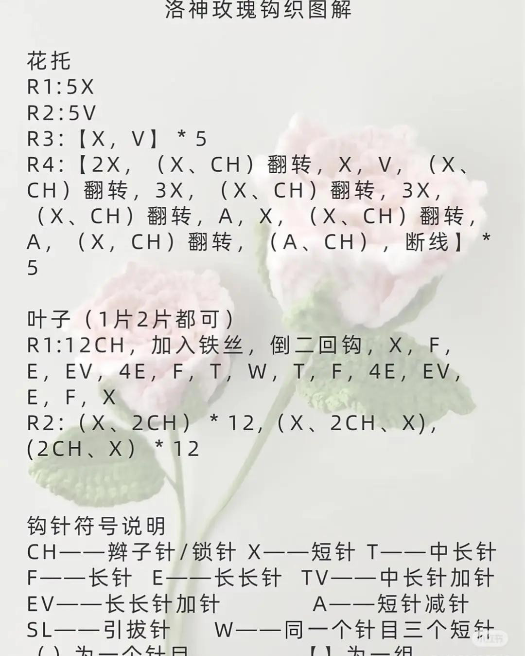 Tổng hợp chart móc len hoa: Hồng, Lan, Hướng dương