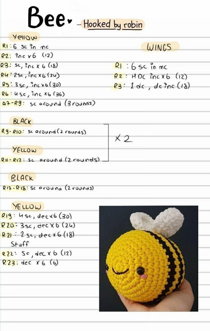 Tổng hợp chart móc len hoa mặt cười, ong, mặt trời và búp bê