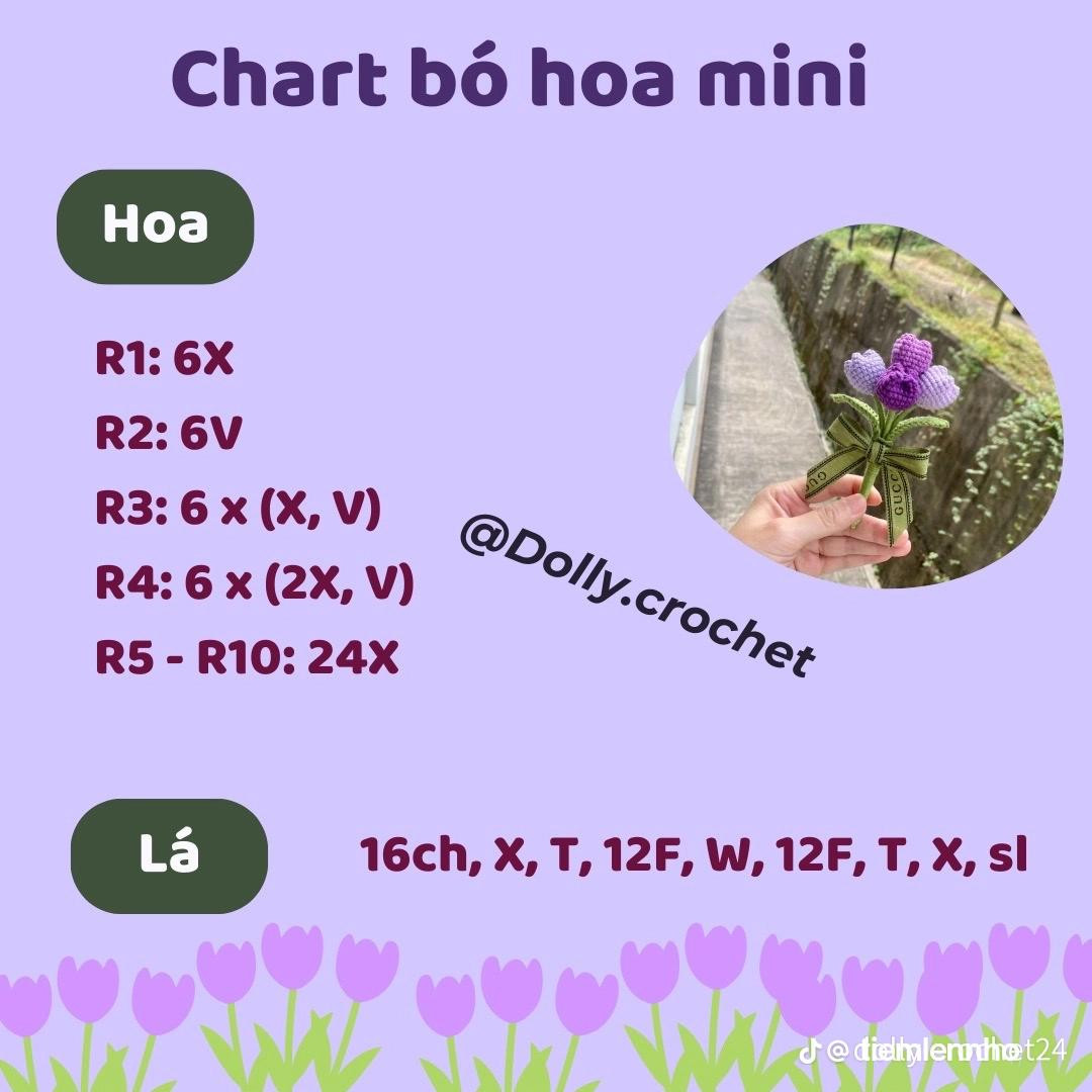 Tổng hợp chart móc len kẹp tóc: Hoa hướng dương, cá hangyodon và các chú thú dễ thương