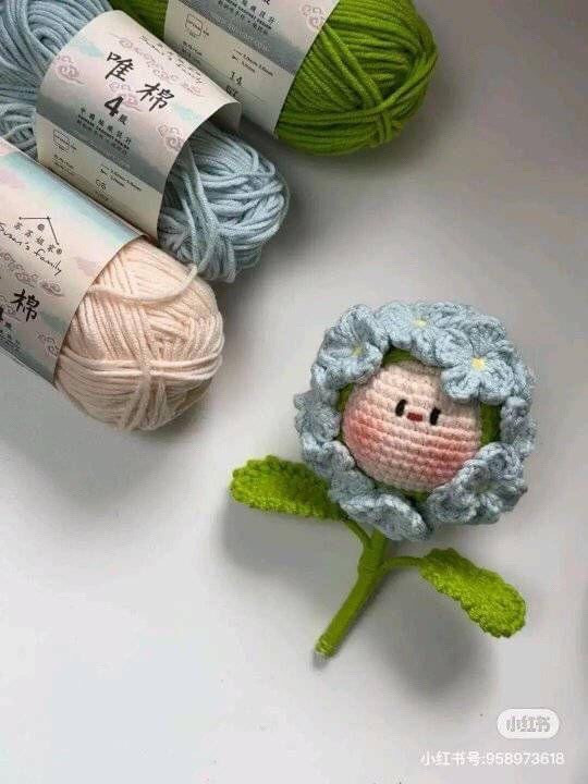 Tổng hợp chart móc len Mochi dễ thương: Hoa hướng dương, Gấu nhỏ và Trà sữa