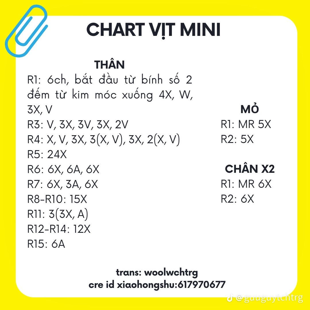 Tổng hợp chart móc len thú cưng: Gummy Bear, Kẹo thú mini và Cún suy dinh dưỡng