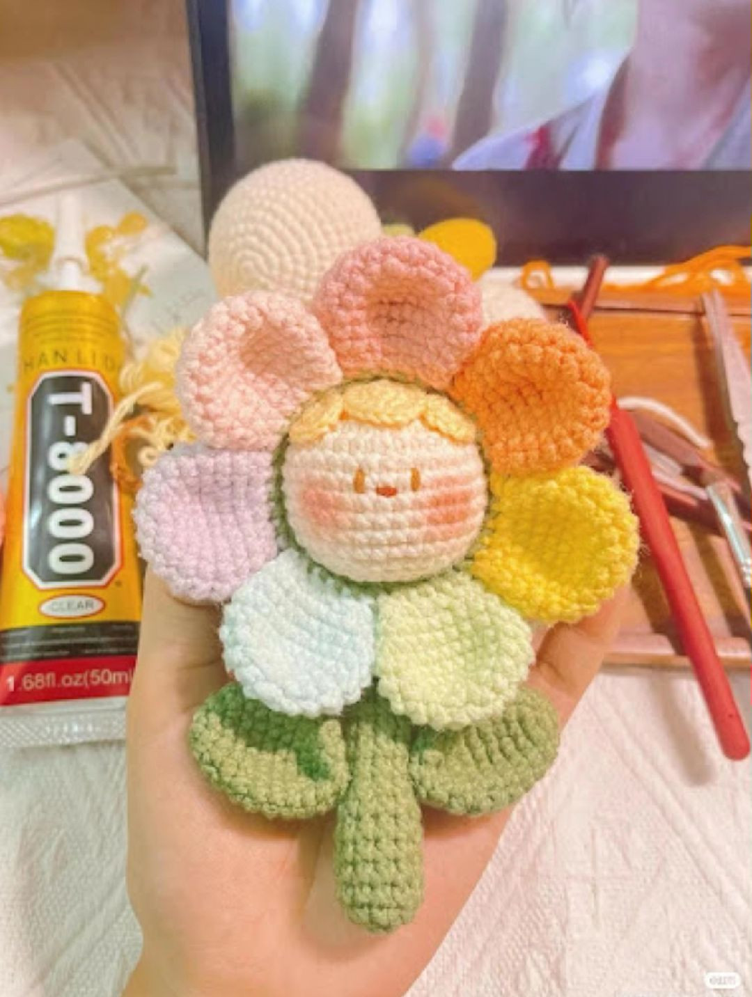 Tổng hợp chart móc len: Vịt ngủ vù, Hoa Mochi và Bánh ú