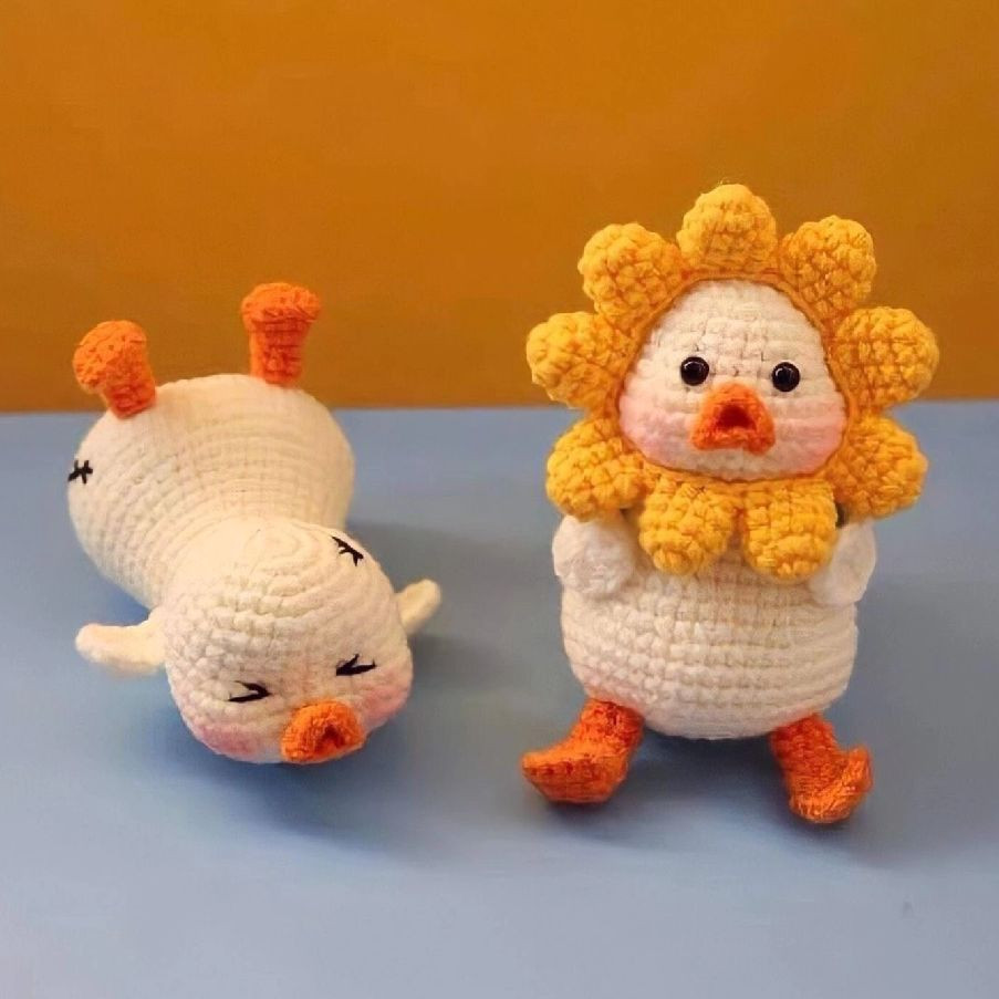 Tổng hợp chart móc len: Vịt ngủ vù, Hoa Mochi và Bánh ú