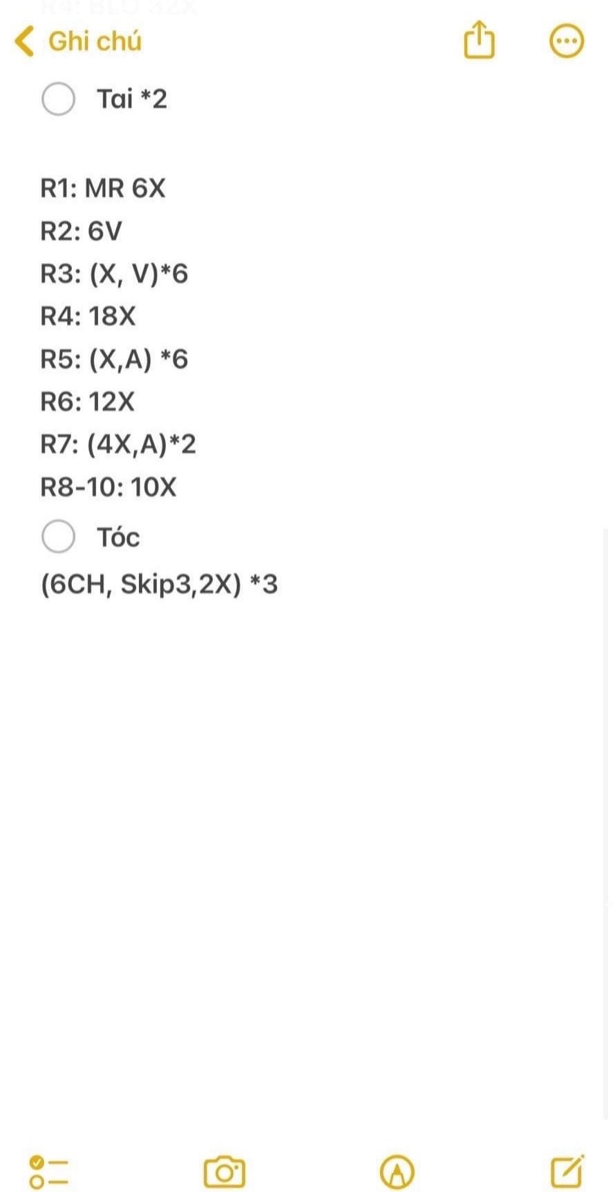 Tổng hợp chart móc túi len dễ thương: Melody, Hello Kitty và Thỏ