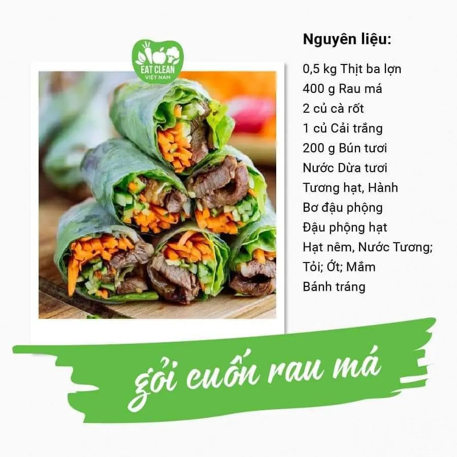 Tổng hợp công thức 10 món gỏi cuốn ngon: tôm luộc, bò cầu vồng, rau má, tôm chiên và thịt gà