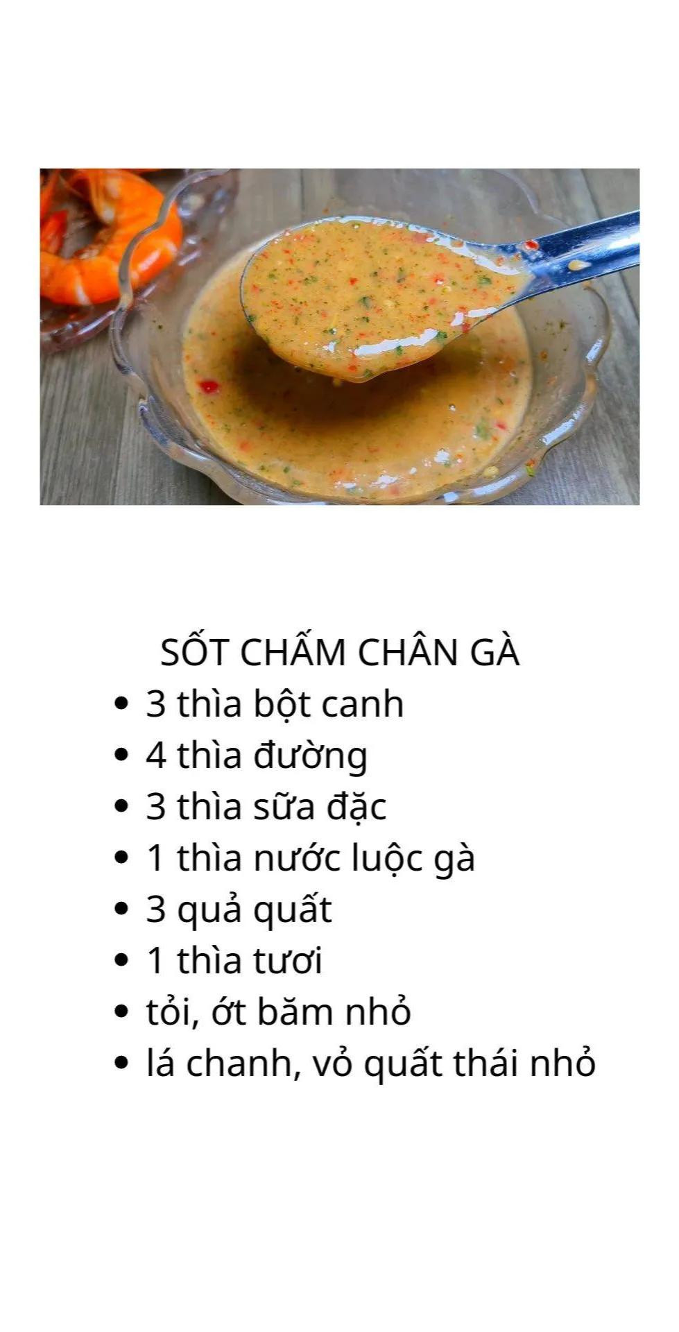 Tổng hợp công thức 6 món nước chấm ngon mê ly: Muối ớt sả tắc, sốt chân gà, tương đen gỏi cuốn và xì dầu thịt vịt