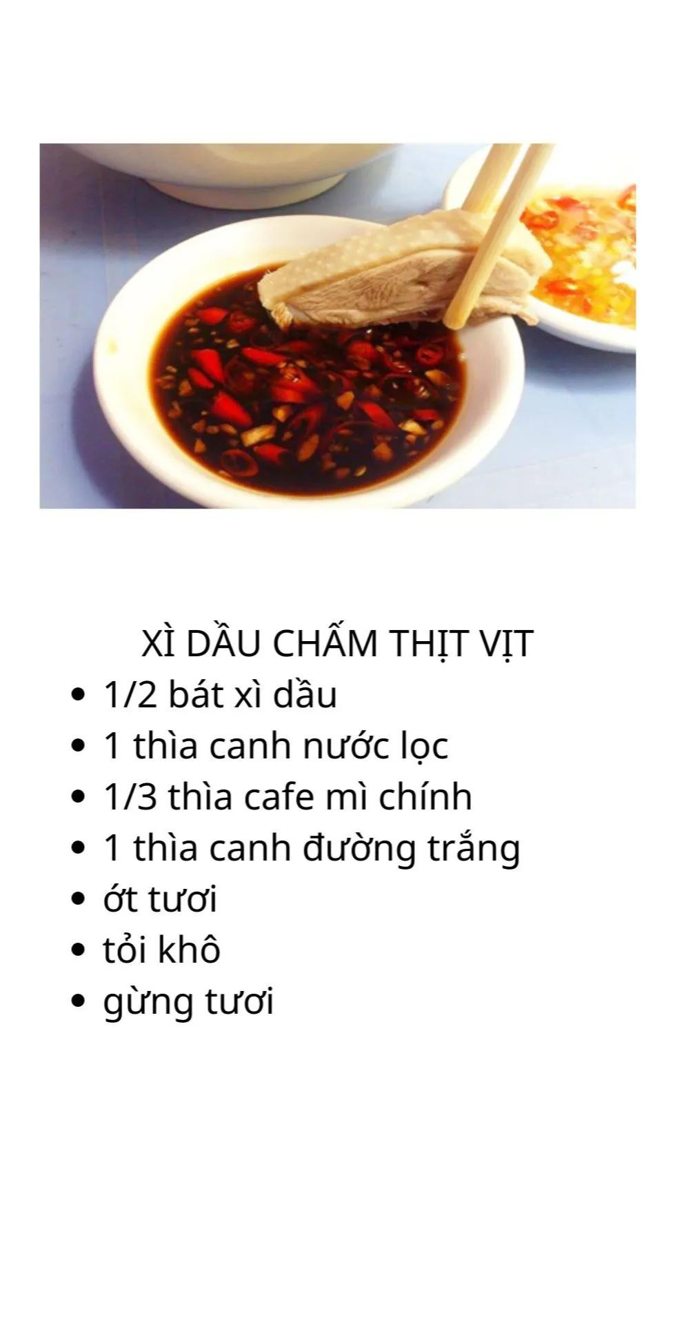 Tổng hợp công thức 6 món nước chấm ngon mê ly: Muối ớt sả tắc, sốt chân gà, tương đen gỏi cuốn và xì dầu thịt vịt