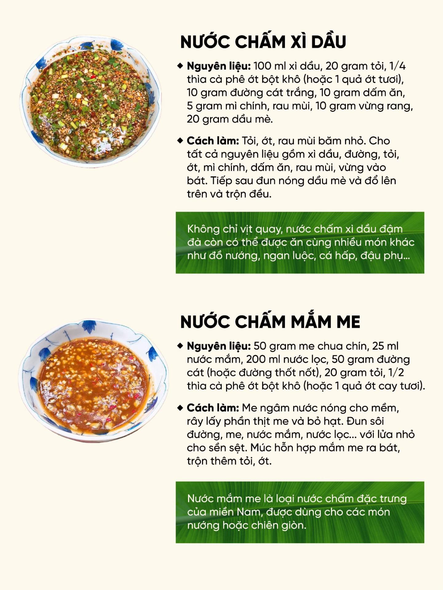 Tổng hợp công thức 8 loại nước chấm Việt Nam ngon tuyệt: Mắm gừng, Xì dầu, Thái Lan, Muối ớt xanh