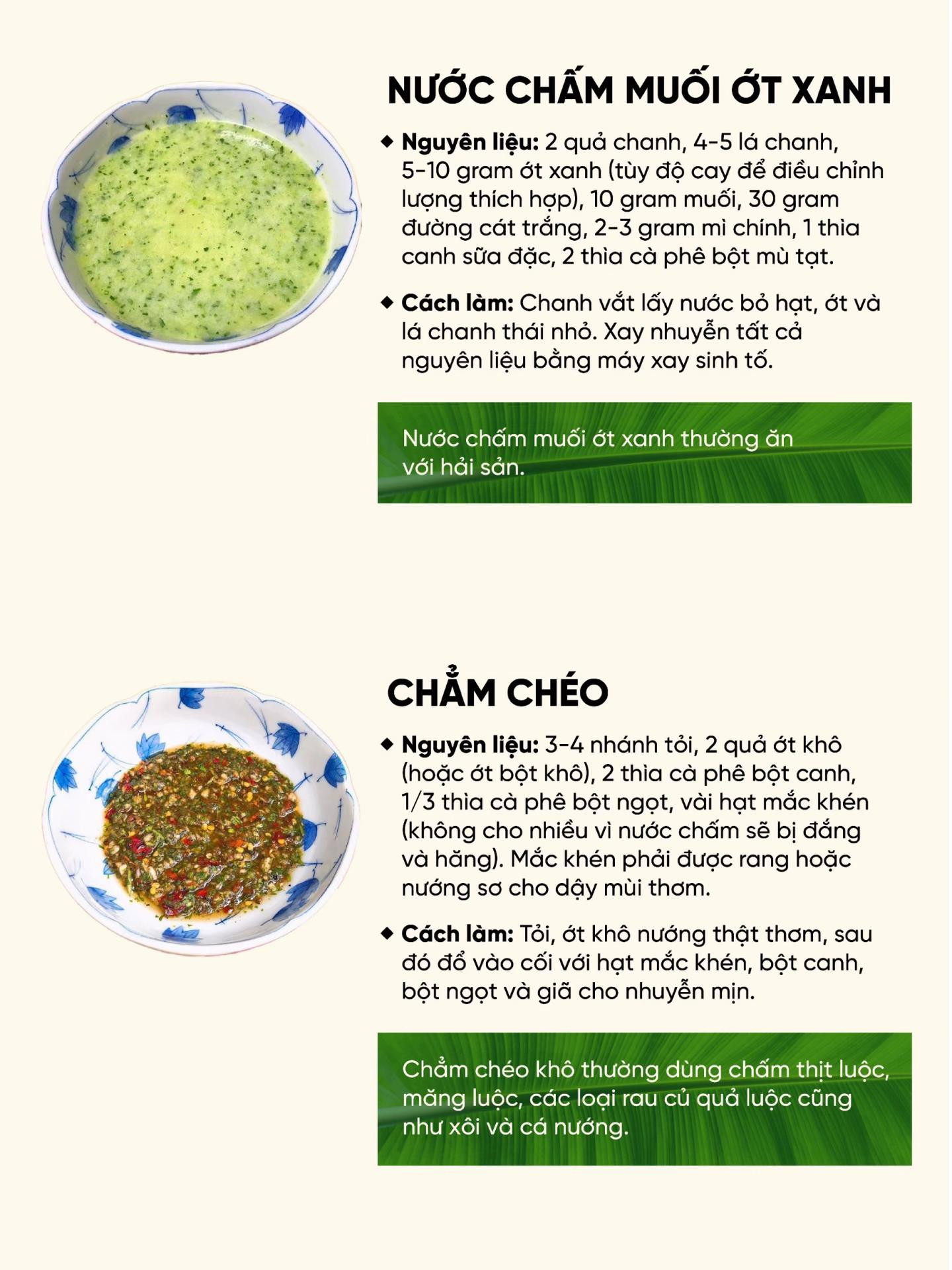 Tổng hợp công thức 8 loại nước chấm Việt Nam ngon tuyệt: Mắm gừng, Xì dầu, Thái Lan, Muối ớt xanh