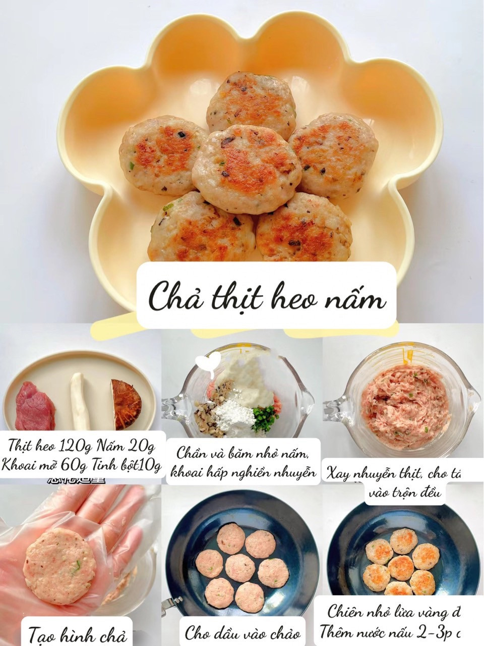 Tổng hợp công thức chế biến các món chả ngon cho bé ăn dặm: Chả cá hồi, thịt bò, thịt heo và tôm