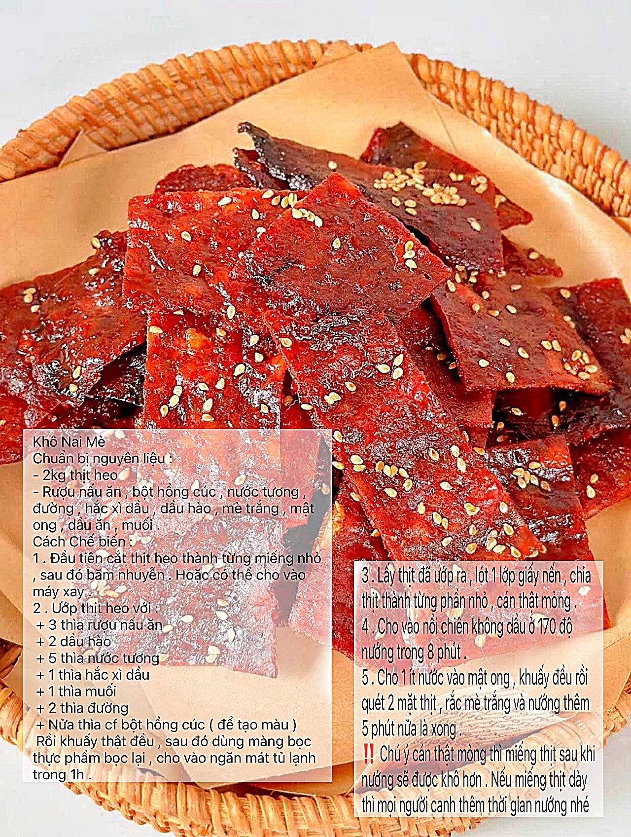 Tổng hợp công thức đồ ăn vặt ngày Tết: Bánh sữa dừa nướng, Khô Nai Mè, Que cay, Bánh đồng tiền sữa