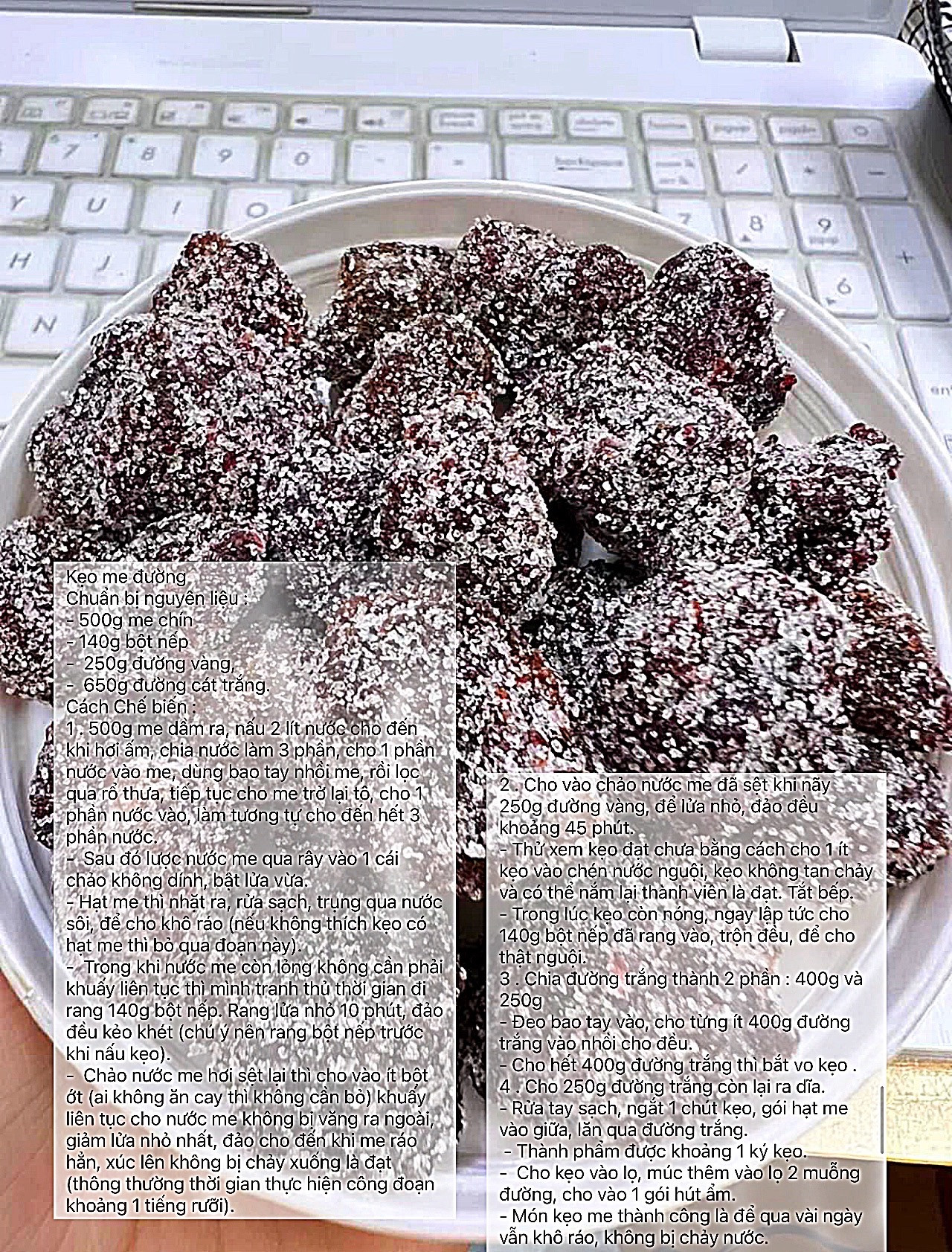 Tổng hợp công thức đồ ăn vặt ngày Tết: Bánh sữa dừa nướng, Khô Nai Mè, Que cay, Bánh đồng tiền sữa