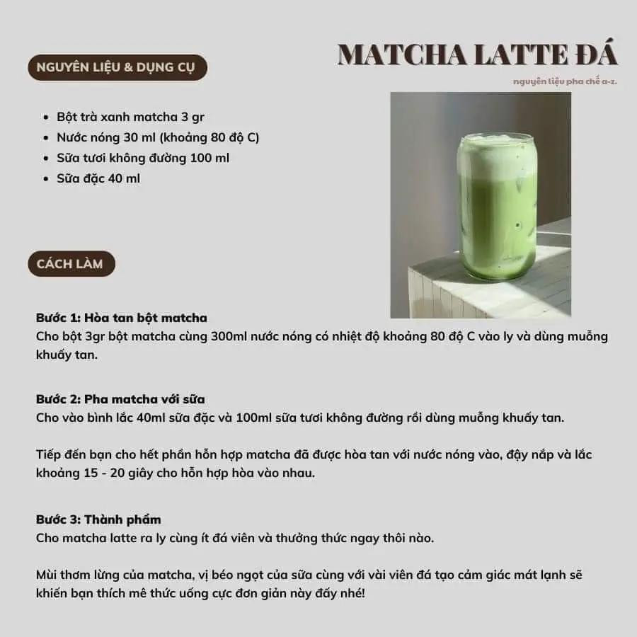 Tổng hợp công thức đồ uống: Trà chanh nước hoa mật ong, Yakult Chocoba, Yakult Papaya, Smoothie quả mâm xôi và socola, Smoothie chanh bạc hà