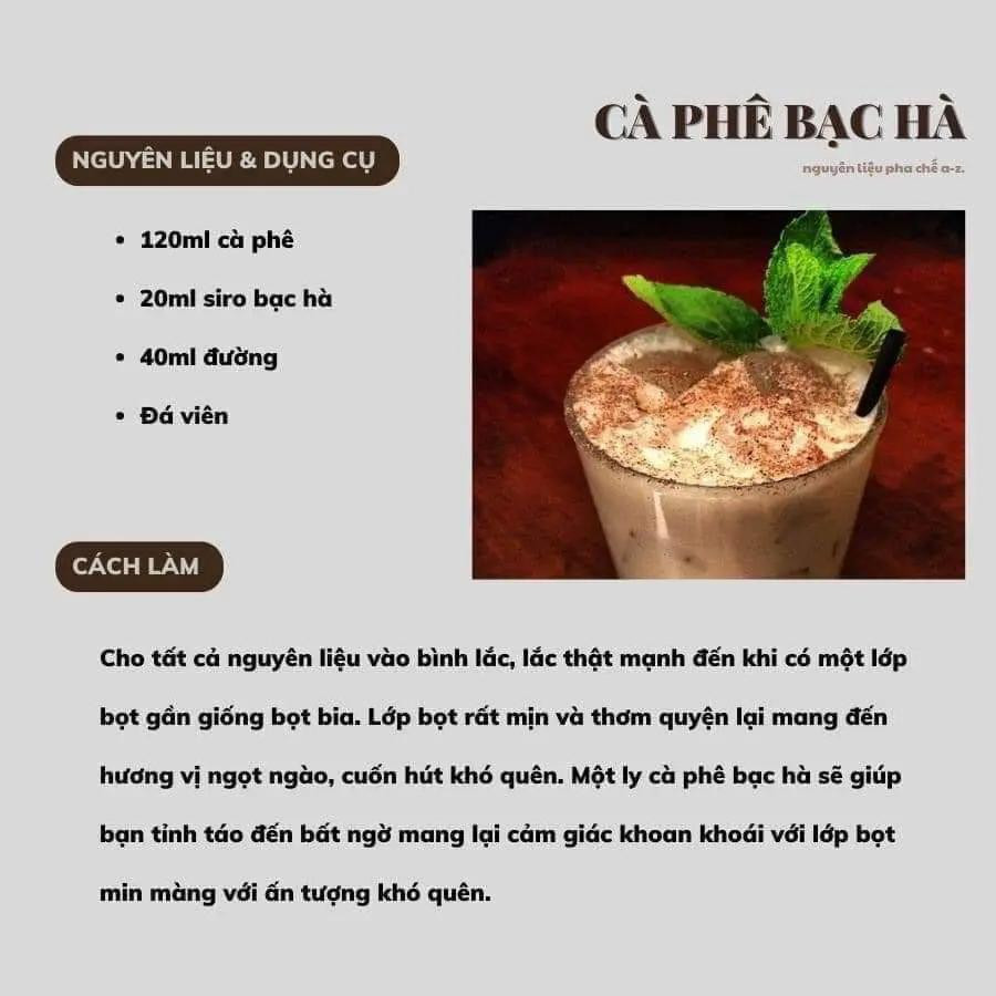 Tổng hợp công thức đồ uống: Trà chanh nước hoa mật ong, Yakult Chocoba, Yakult Papaya, Smoothie quả mâm xôi và socola, Smoothie chanh bạc hà