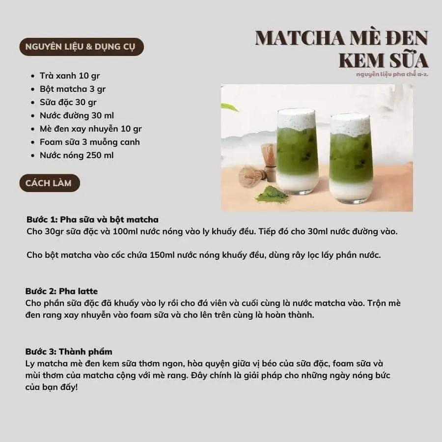 Tổng hợp công thức đồ uống: Trà chanh nước hoa mật ong, Yakult Chocoba, Yakult Papaya, Smoothie quả mâm xôi và socola, Smoothie chanh bạc hà