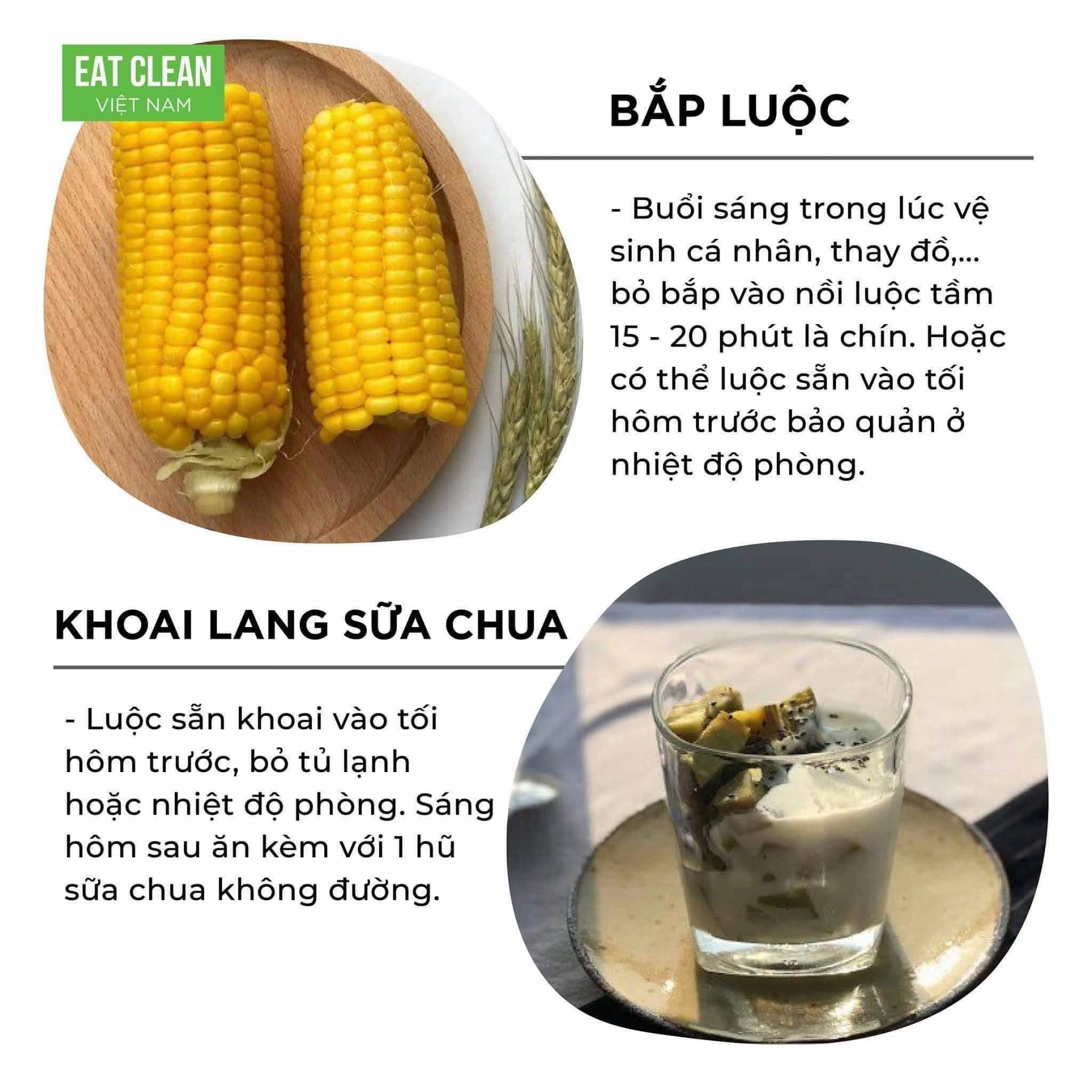 Tổng hợp công thức Eat Clean Việt Nam: Pudding hạt chia, yến mạch qua đêm, bánh mì trứng và khoai lang sữa chua