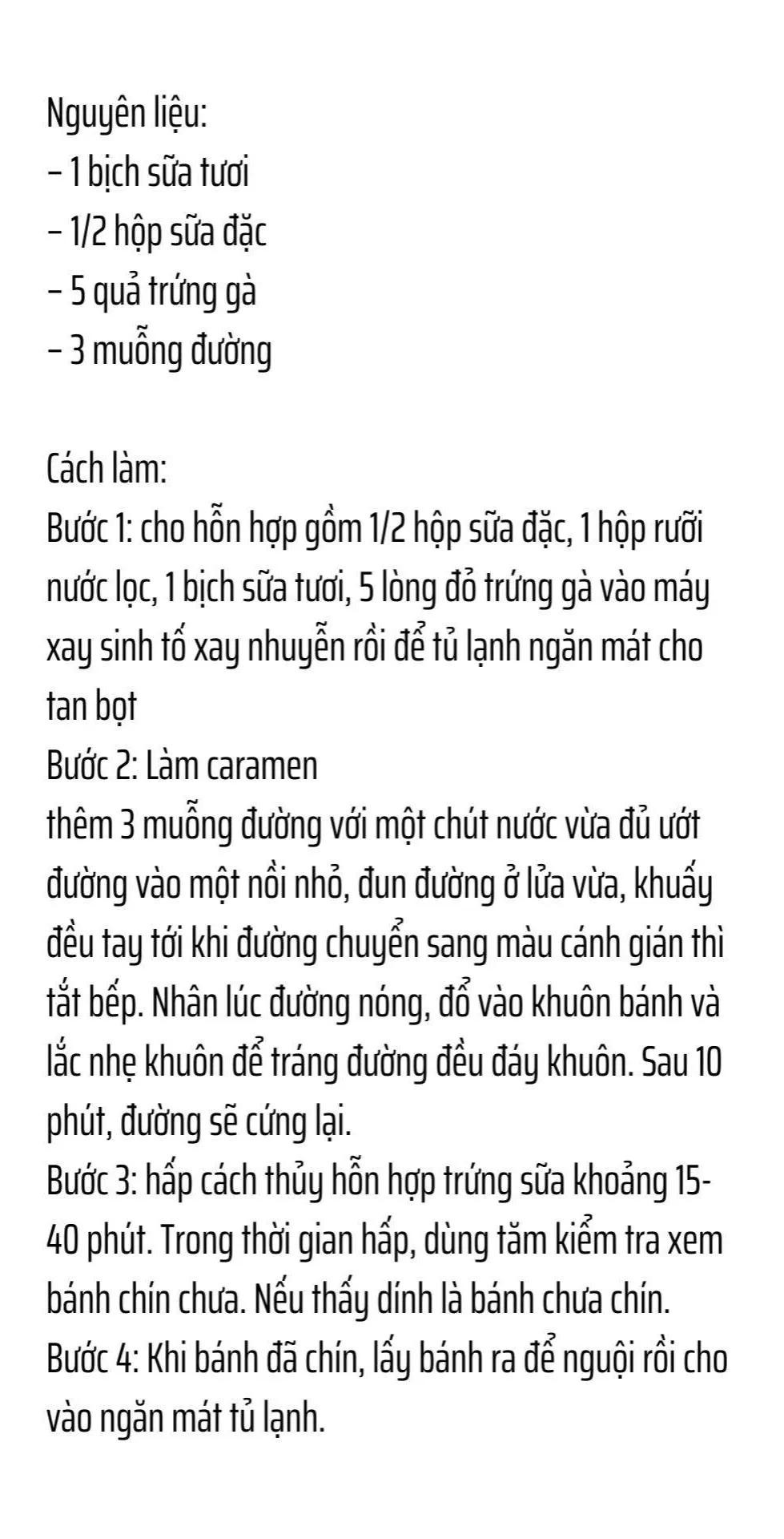 Tổng hợp công thức làm bánh flan, bánh mì ngào đường và snack khoai tây giòn ngon