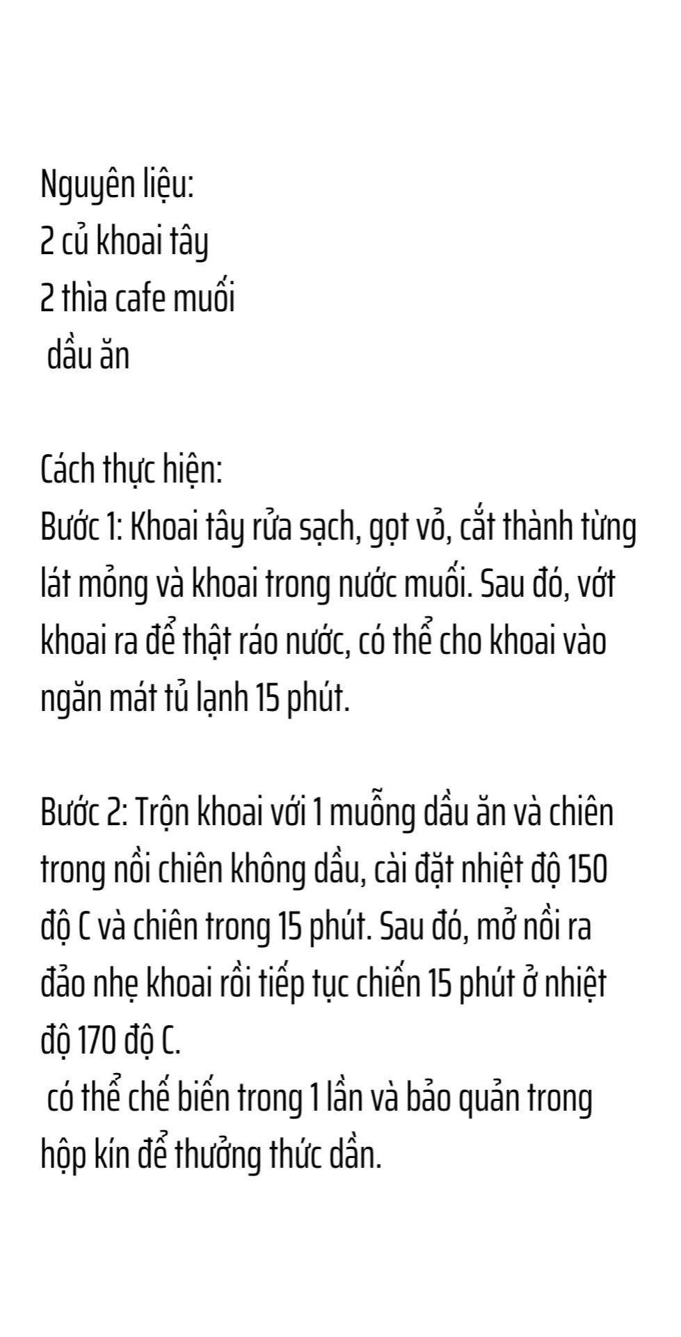 Tổng hợp công thức làm bánh flan, bánh mì ngào đường và snack khoai tây giòn ngon