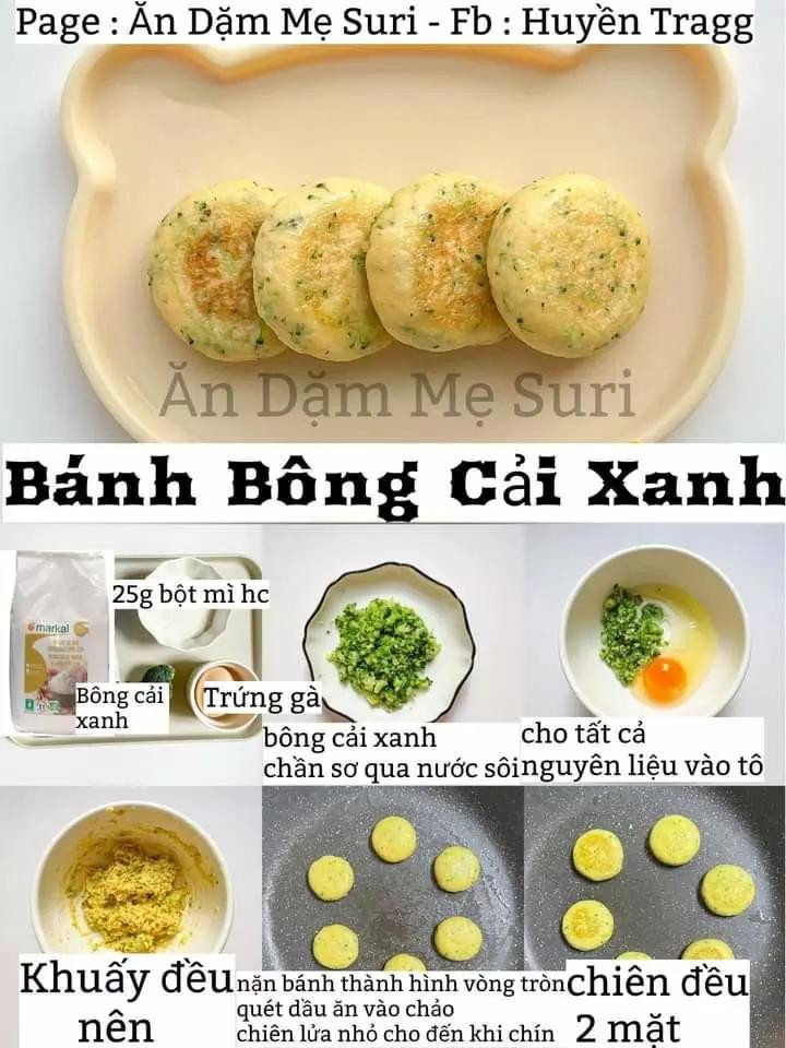 Tổng hợp công thức làm bánh gạo cho bé: bí xanh, chuối, táo đỏ khô, táo và trứng