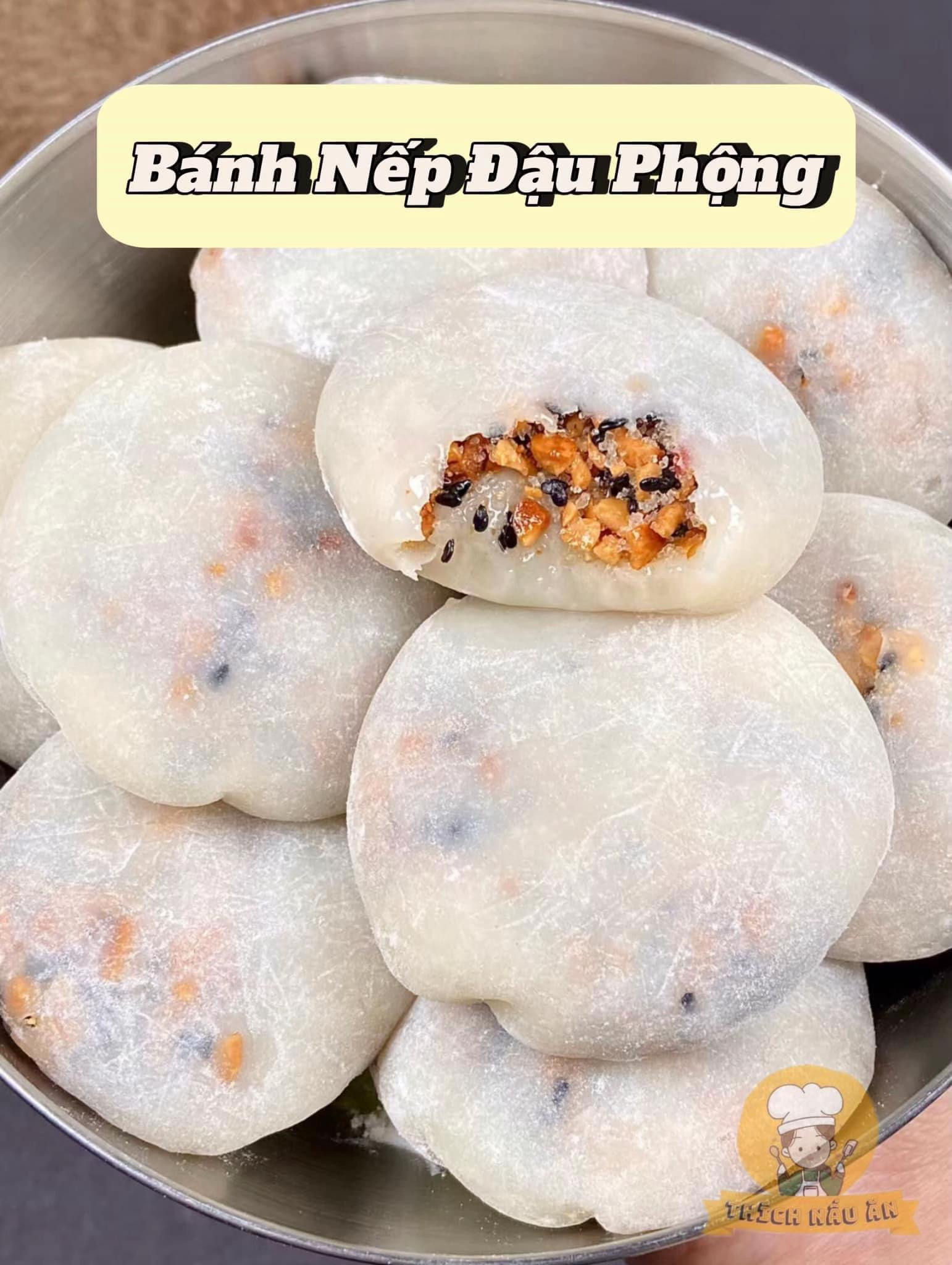 Tổng hợp công thức làm Bánh Nếp nhân Đậu Đỏ, Đậu Phộng và Khoai Môn dẻo thơm