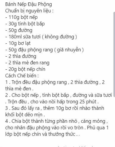 Tổng hợp công thức làm Bánh Nếp nhân Đậu Đỏ, Đậu Phộng và Khoai Môn dẻo thơm